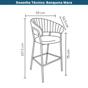 18 Banqueta Alta Mara Rivatti 107,50 cm -Altura- Estofado em Boucle OffWhite e Base em Aco Pintada a Po Desenho Tecnico.jpg
